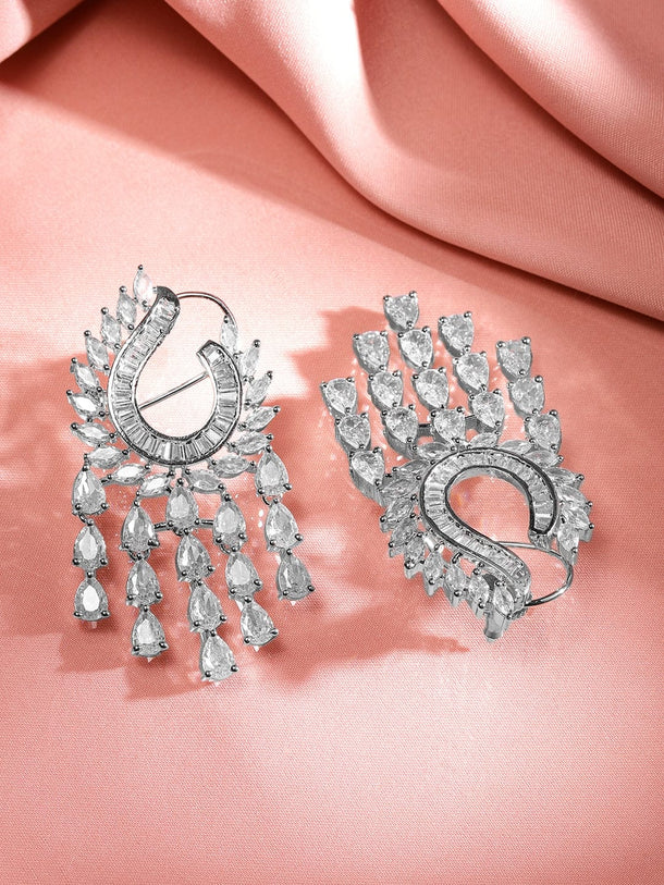 Twilight Charm American Diamond Zirconia Danglers Earrings