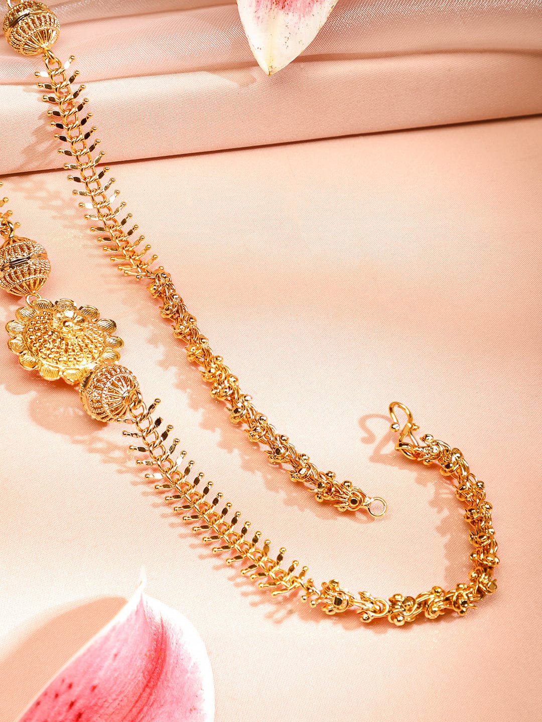 Vibrant Flora Gold Plated Necklace Necklace & Chains