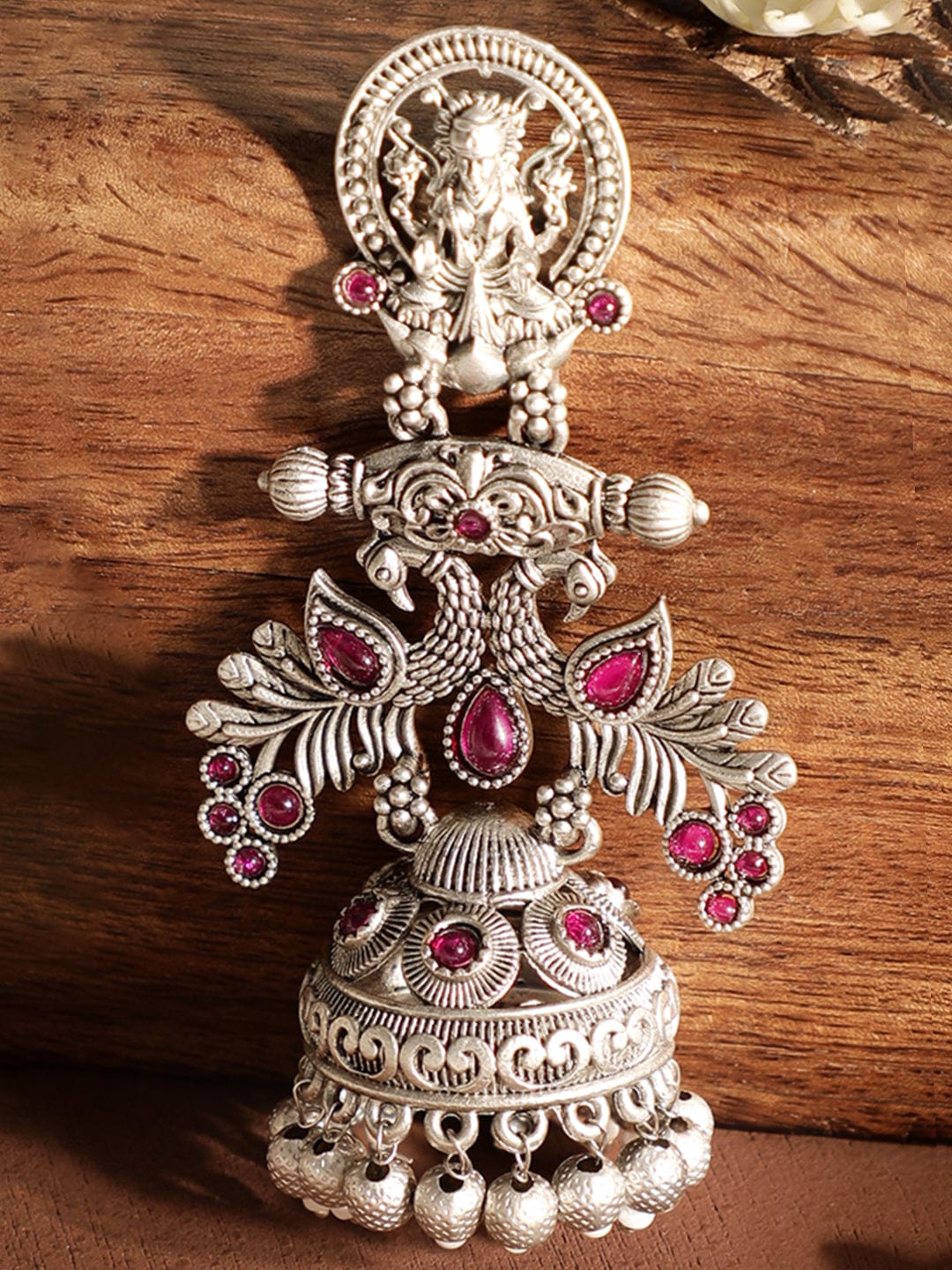 Vintage Vibes: Exquisite Oxidized Jhumka Earrings for Timeless Charm Earrings