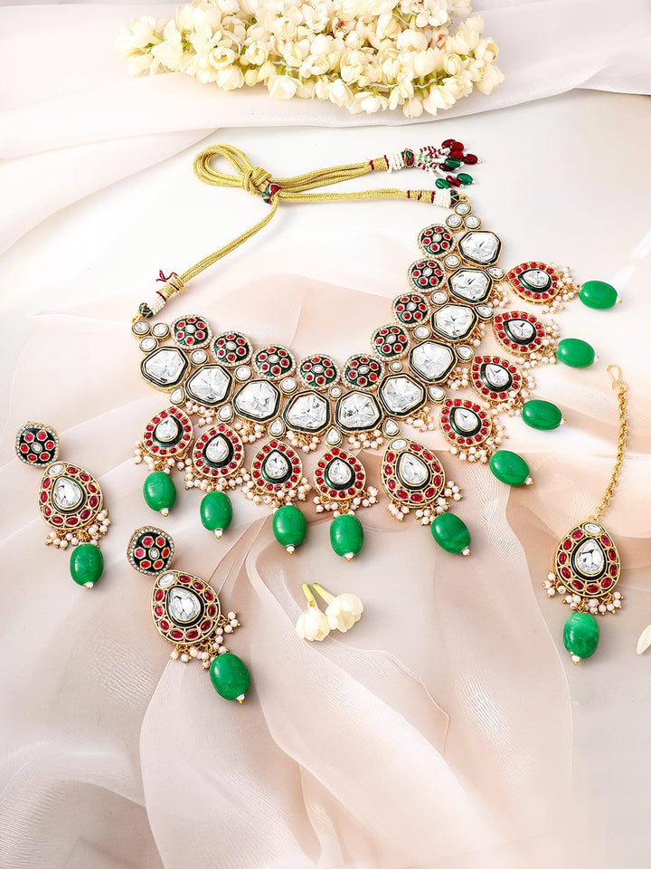 Whispers of Royal Bloom Necklace Set Jewellery Set