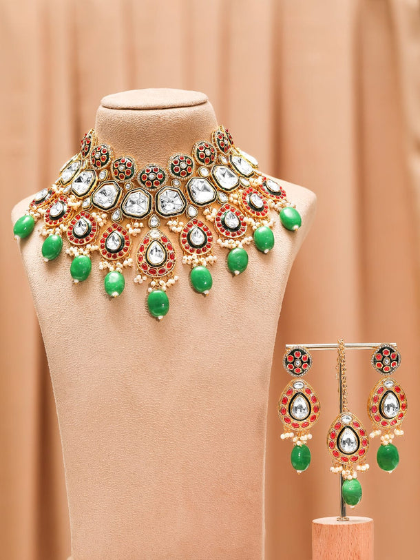 Whispers of Royal Bloom Necklace Set Jewellery Set