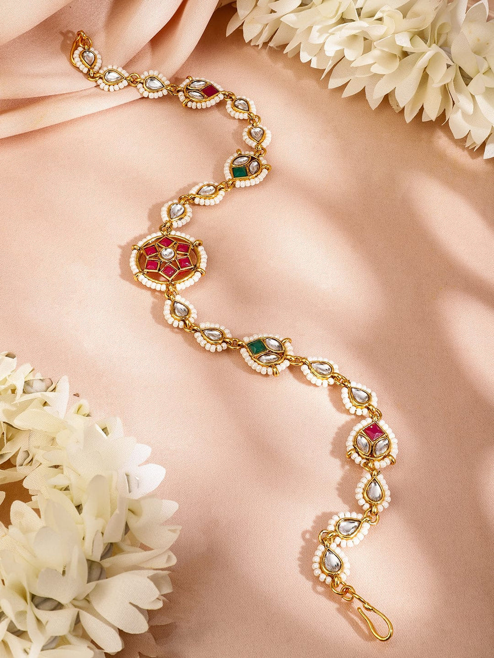 Whispers of Royal Bloom Sheeshphool Head Jewellery