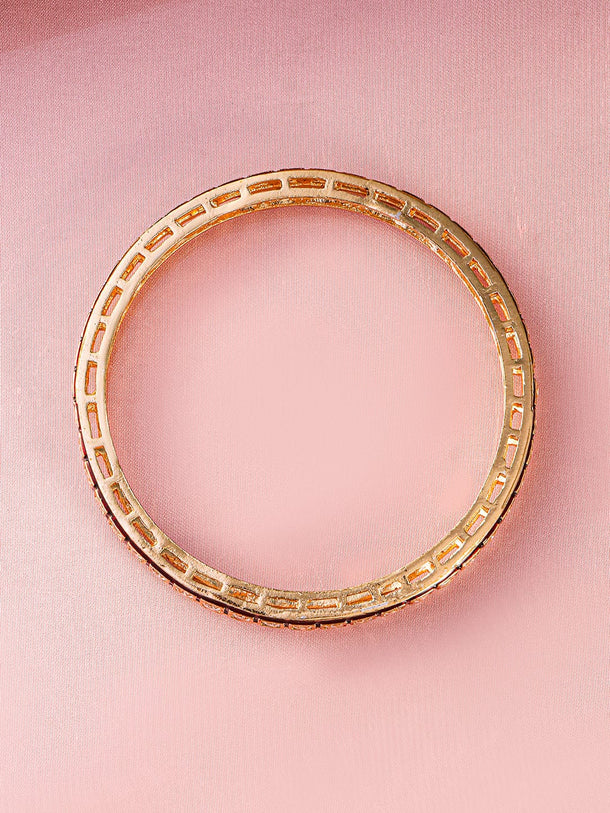 White Kundan Elegance Bangles Wristwear