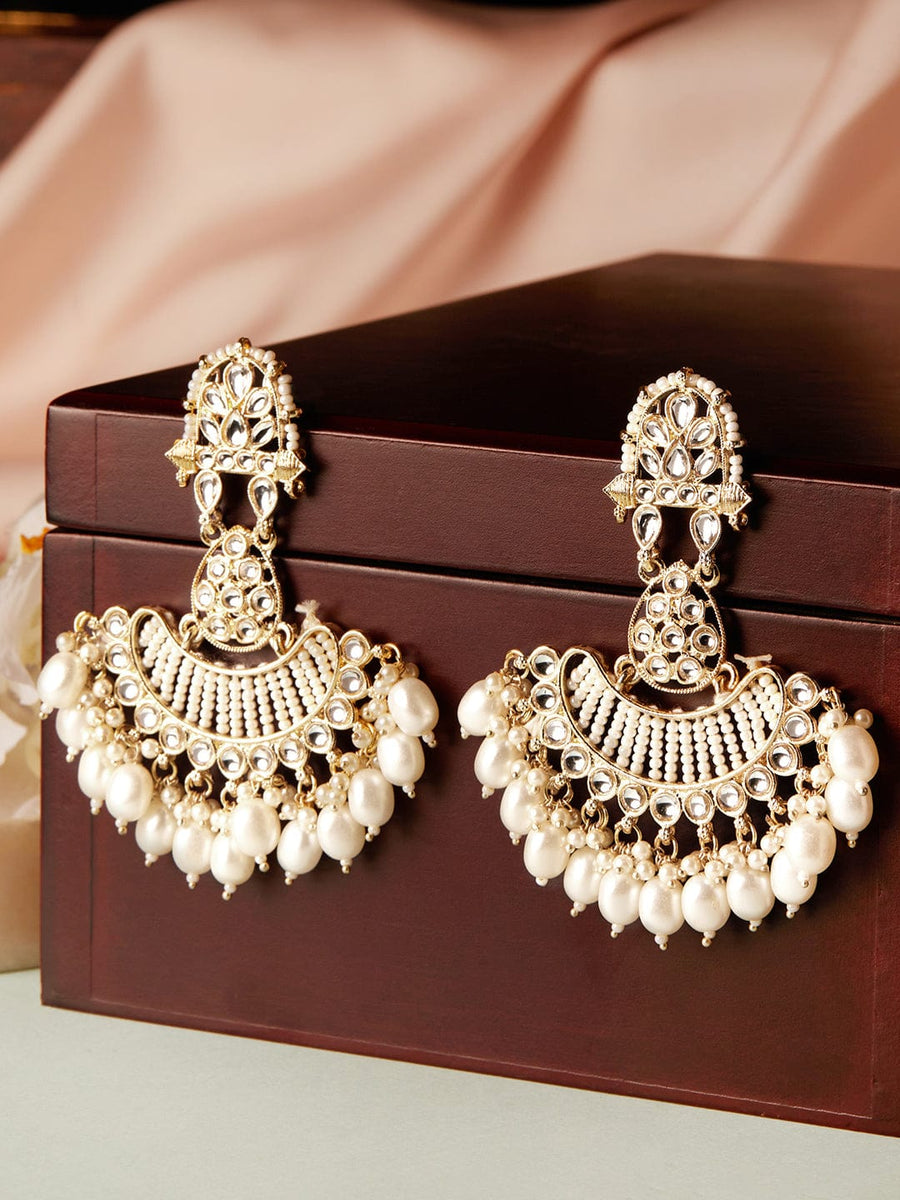 Shop Exquisite Pearl Chand Bali Earrings Collection at Rubans