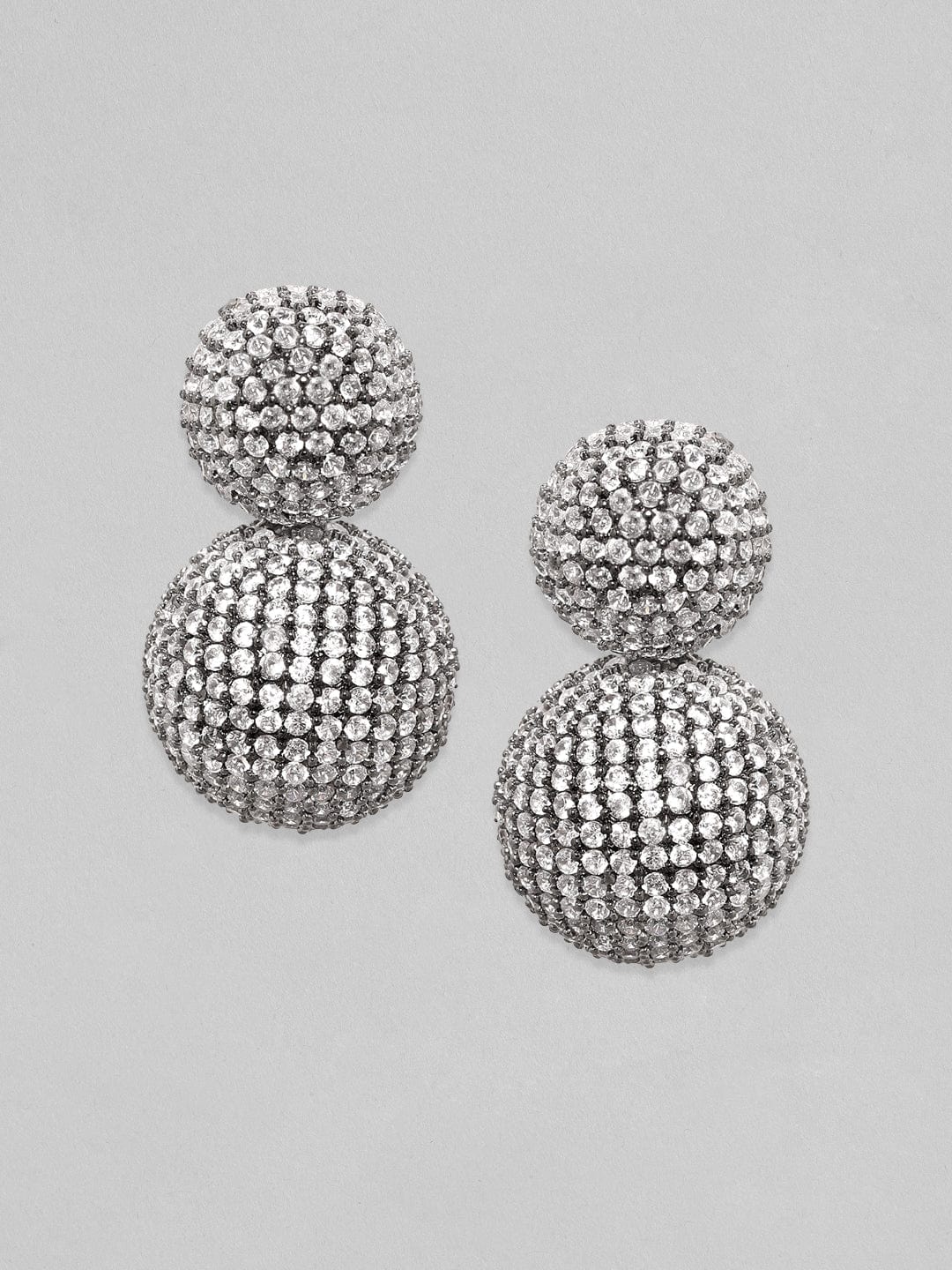 Rubans AD invisible setting Dome studs Earrings