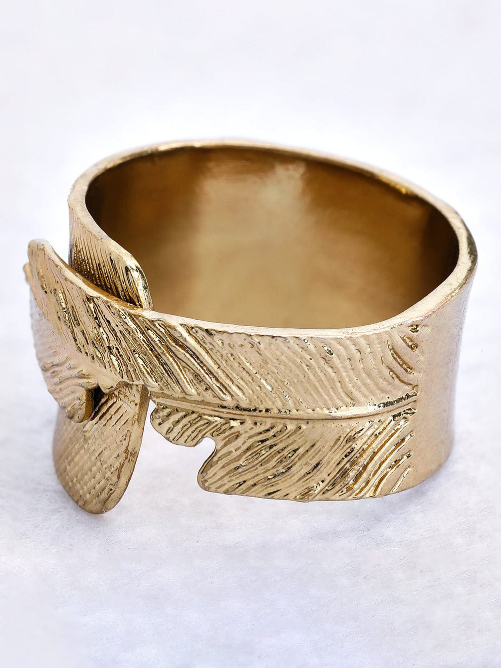 Rubans Gold-Plated Contemporary Boho Finger Ring Rings