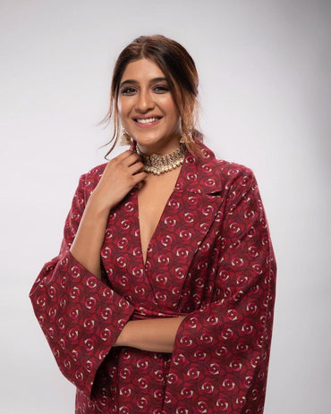 Rubans Gold Plated Festive Kundan Necklace Set Necklace Set