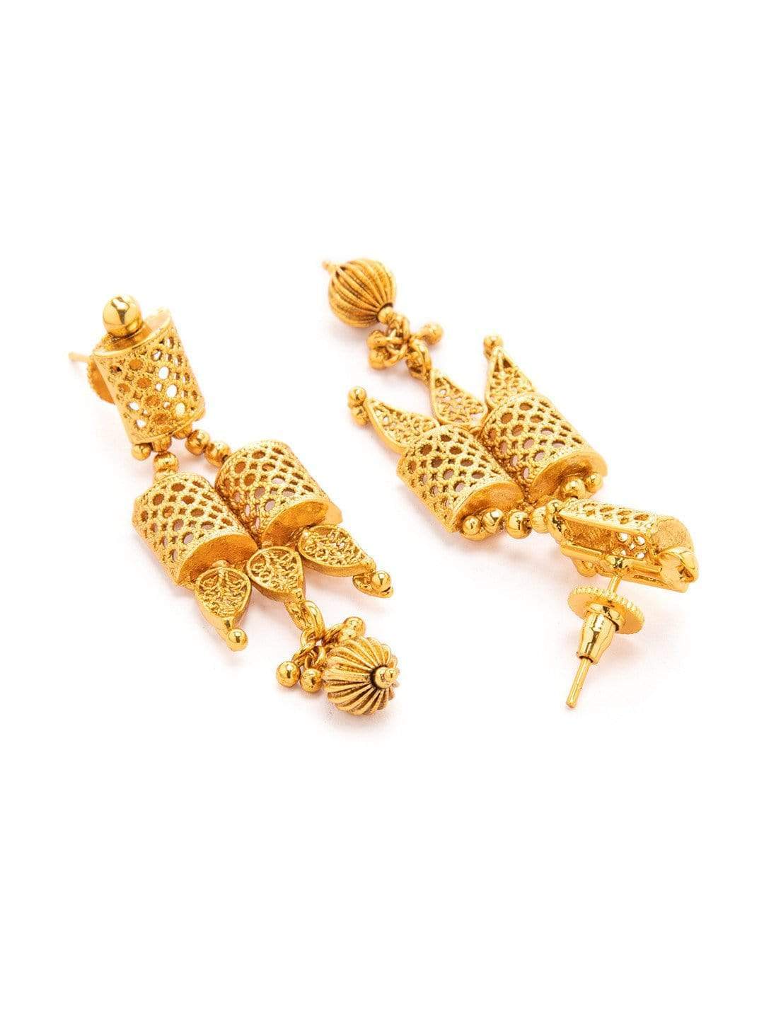 Rubans Gold Plated Filigree Statement Necklace Set Necklace Set