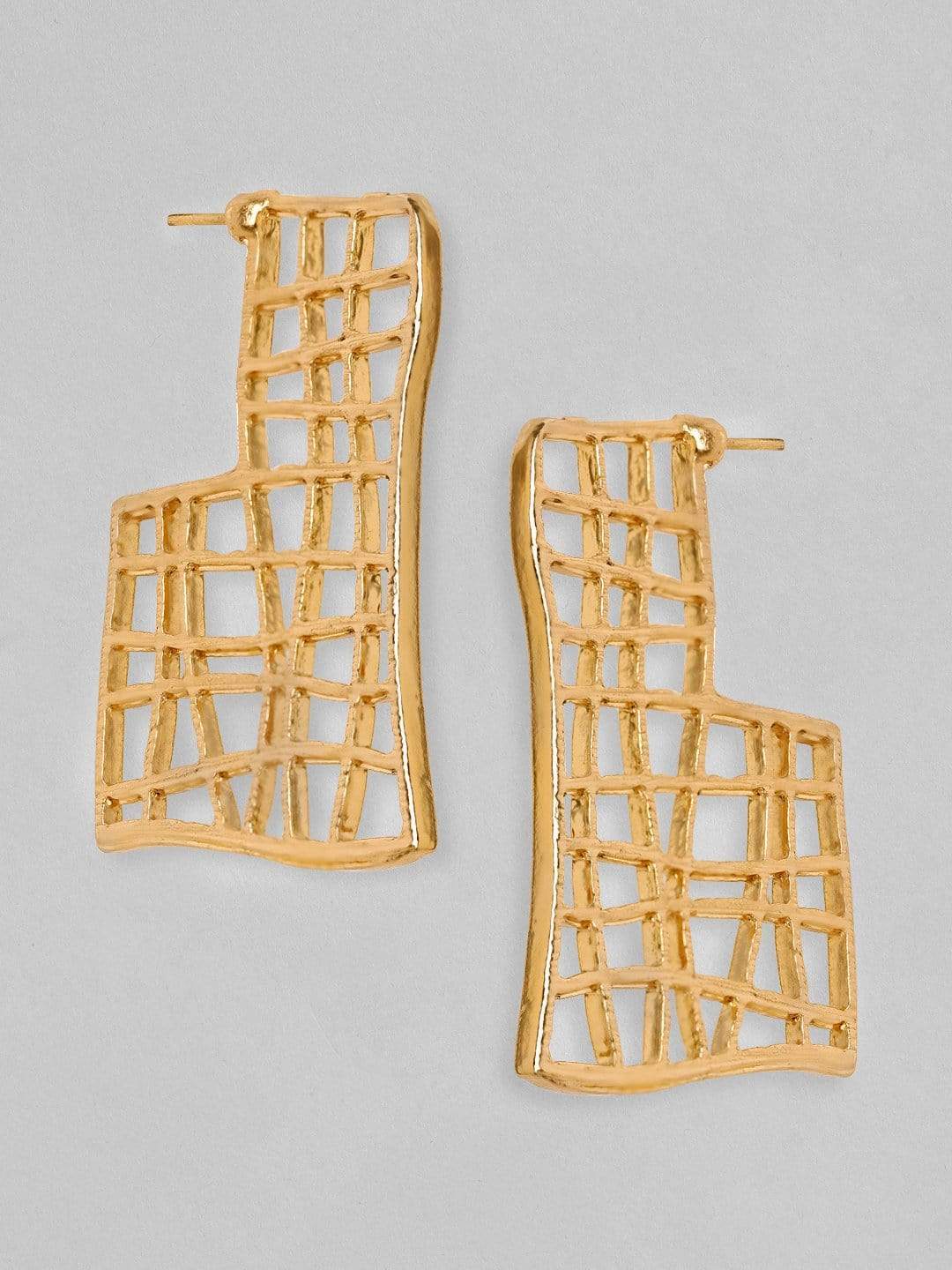 Rubans Gold Plated Handcrafted      Drop Earring Earrings