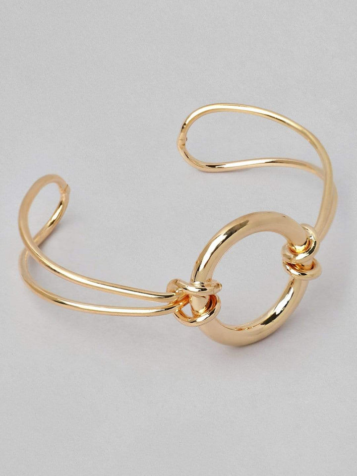 Rubans Gold Plated Openable Bracelet Bangles & Bracelets