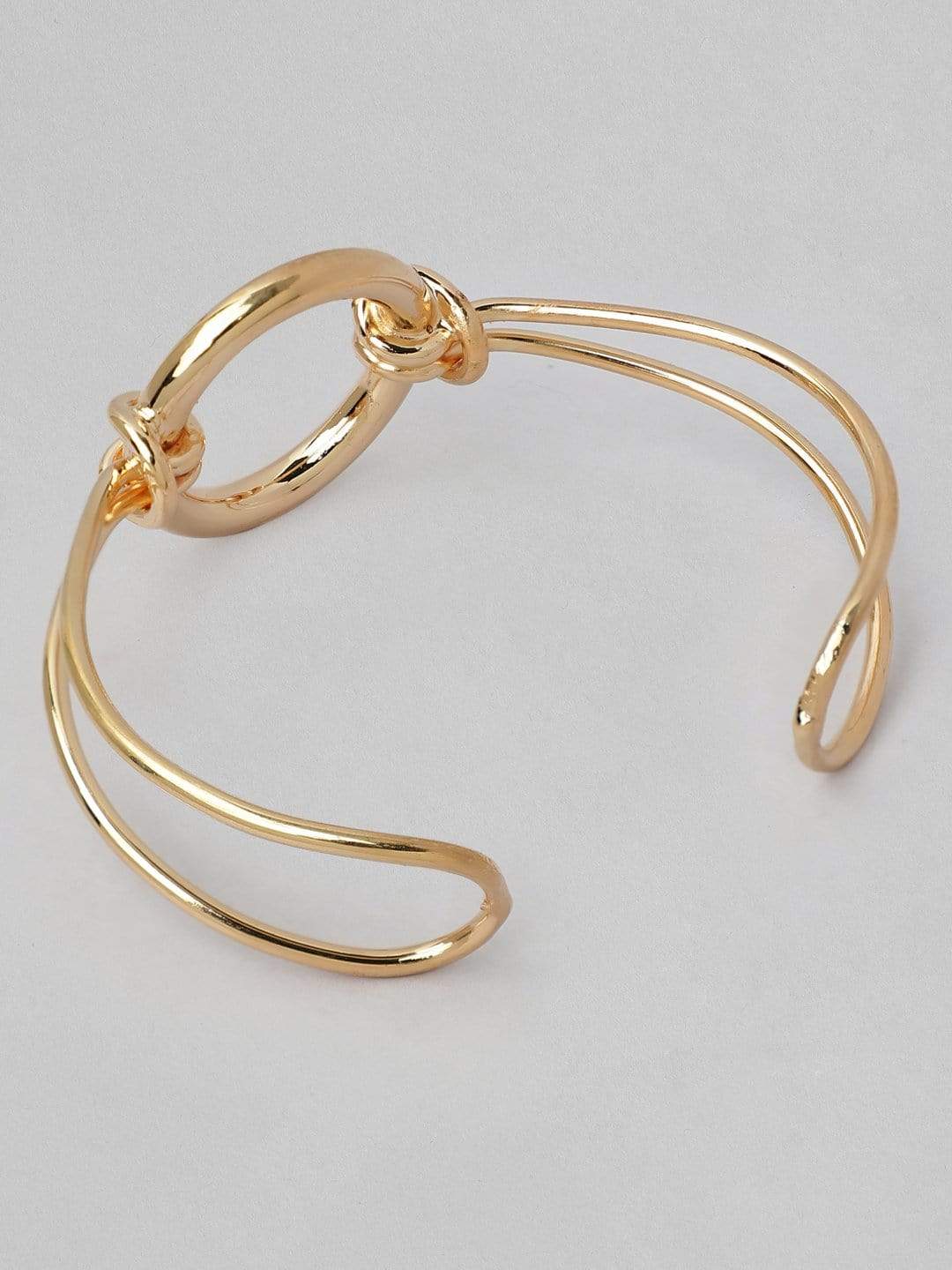 Rubans Gold Plated Openable Bracelet Bangles & Bracelets