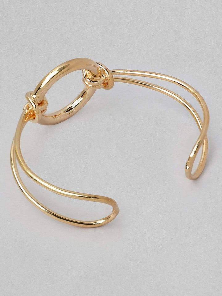 Rubans Gold Plated Openable Bracelet Bangles & Bracelets