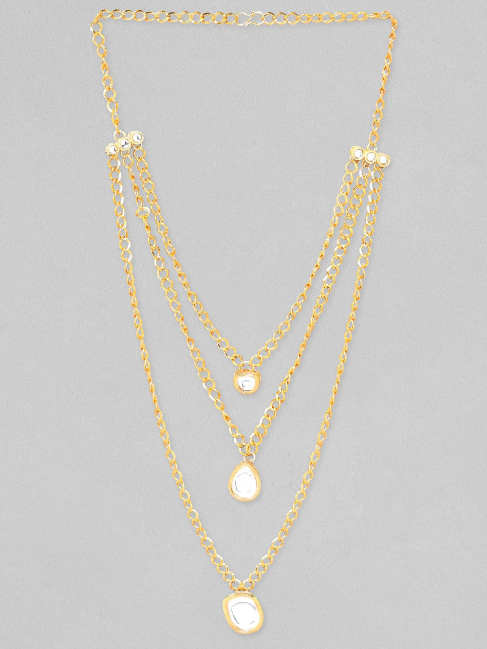 Rubans Indowestern Polki Multilayer Necklace. Chain & Necklaces