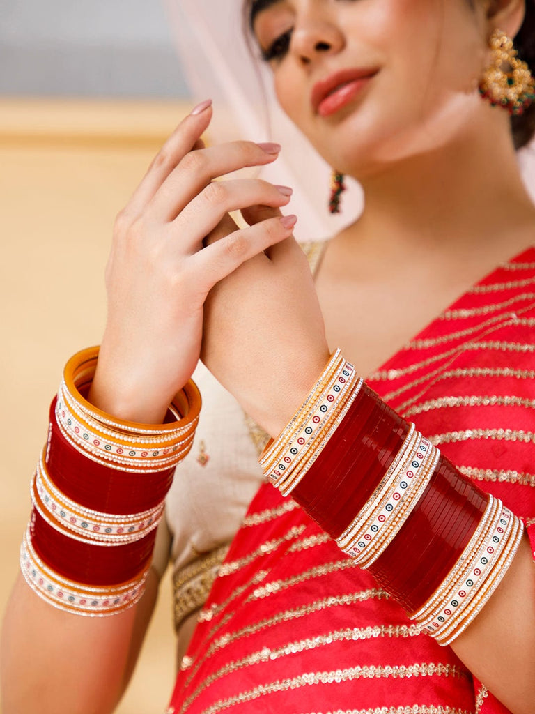 White deals chura bangles