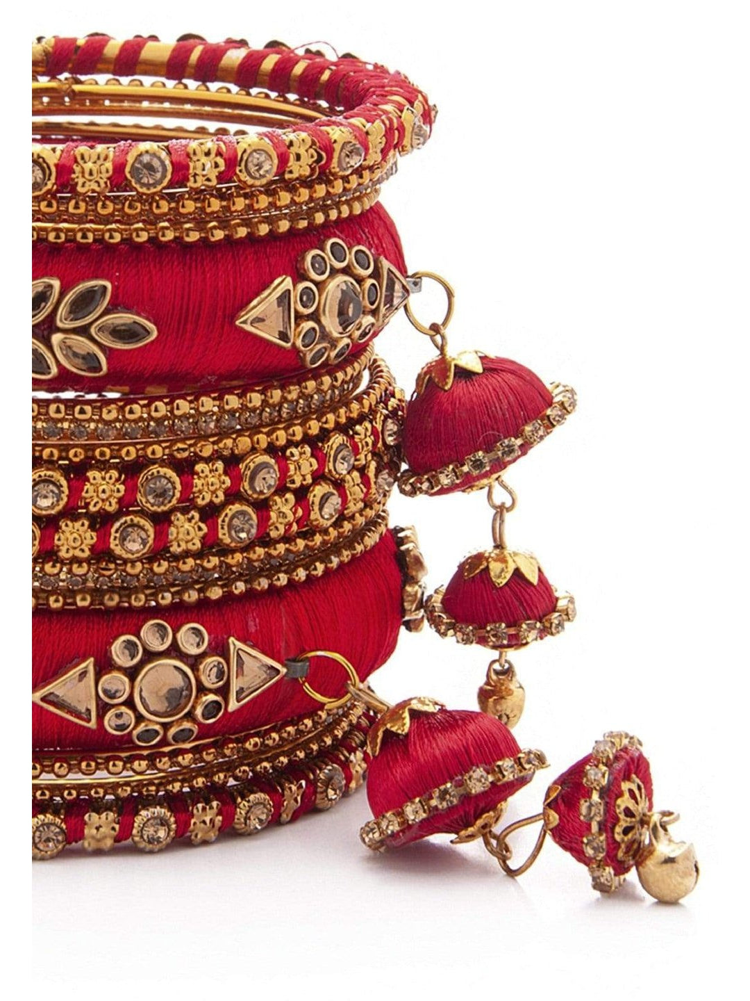 Rubans Red Thread Handcrafted Bangles Bangles & Bracelets