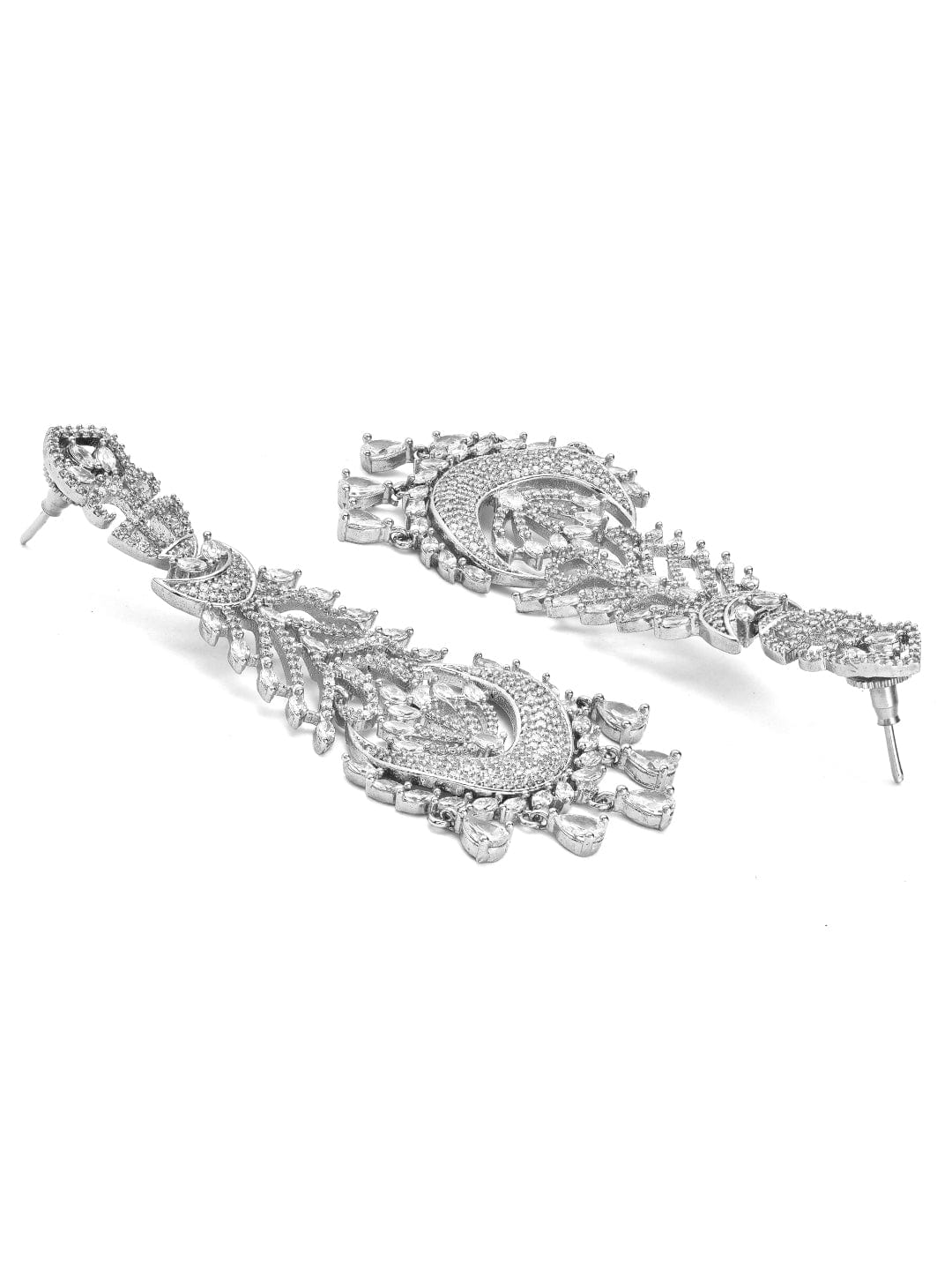 Women's Sterling Silver Chandelier Earring in OrangeDefault Title | Silver  chandelier earrings, Silver chandelier, Earrings