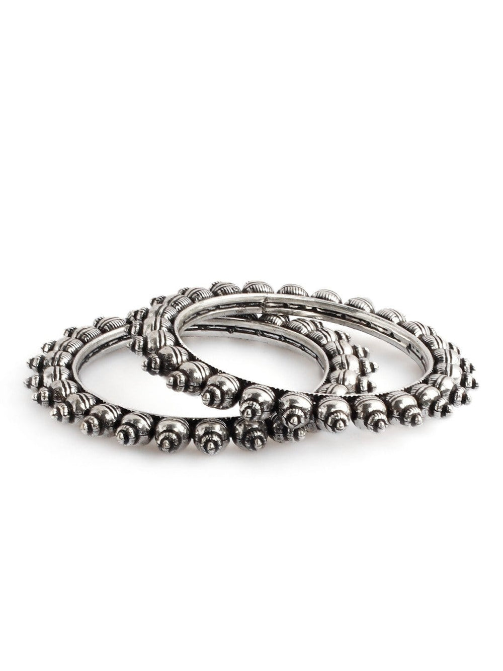 Rubans Silver Plated Oxidised Bangles Bangles & Bracelets