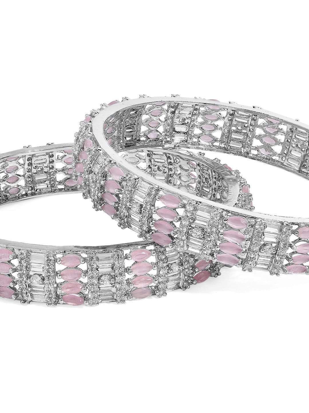 Pink Bracelet for Girls  Bracelet for Office  Narin Minimal Bracelet by  Blingvine