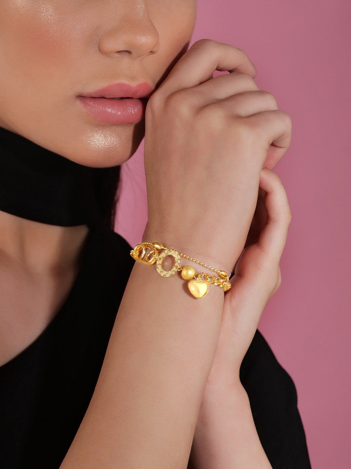 Louis Vuitton Blooming Supple Bracelet Gold Metal