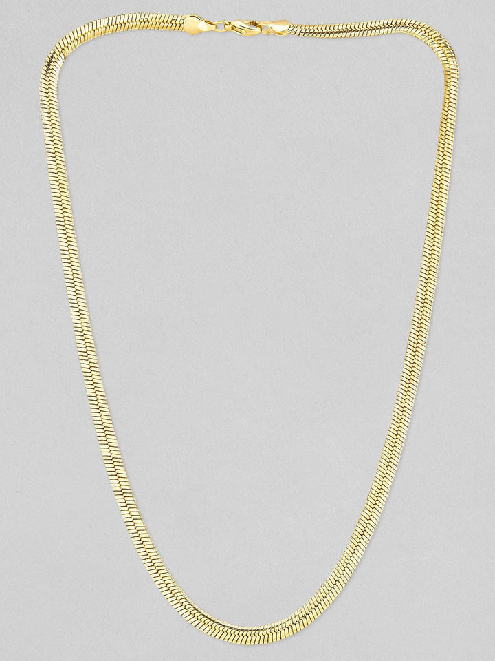 Rubans Voguish 22K Gold Plated Handcrafted Chain Necklace Chain & Necklaces