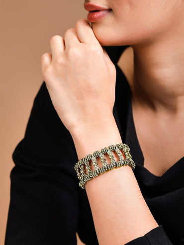 Rubans Voguish Handcrafted Beaded Bracelet Bangles & Bracelets