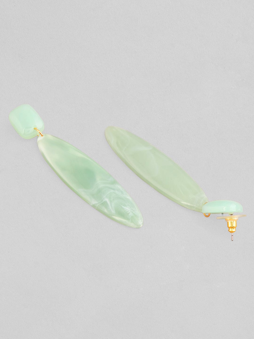 Rubans Voguish Mint Green Coloured Classy Western Earrings. Earrings