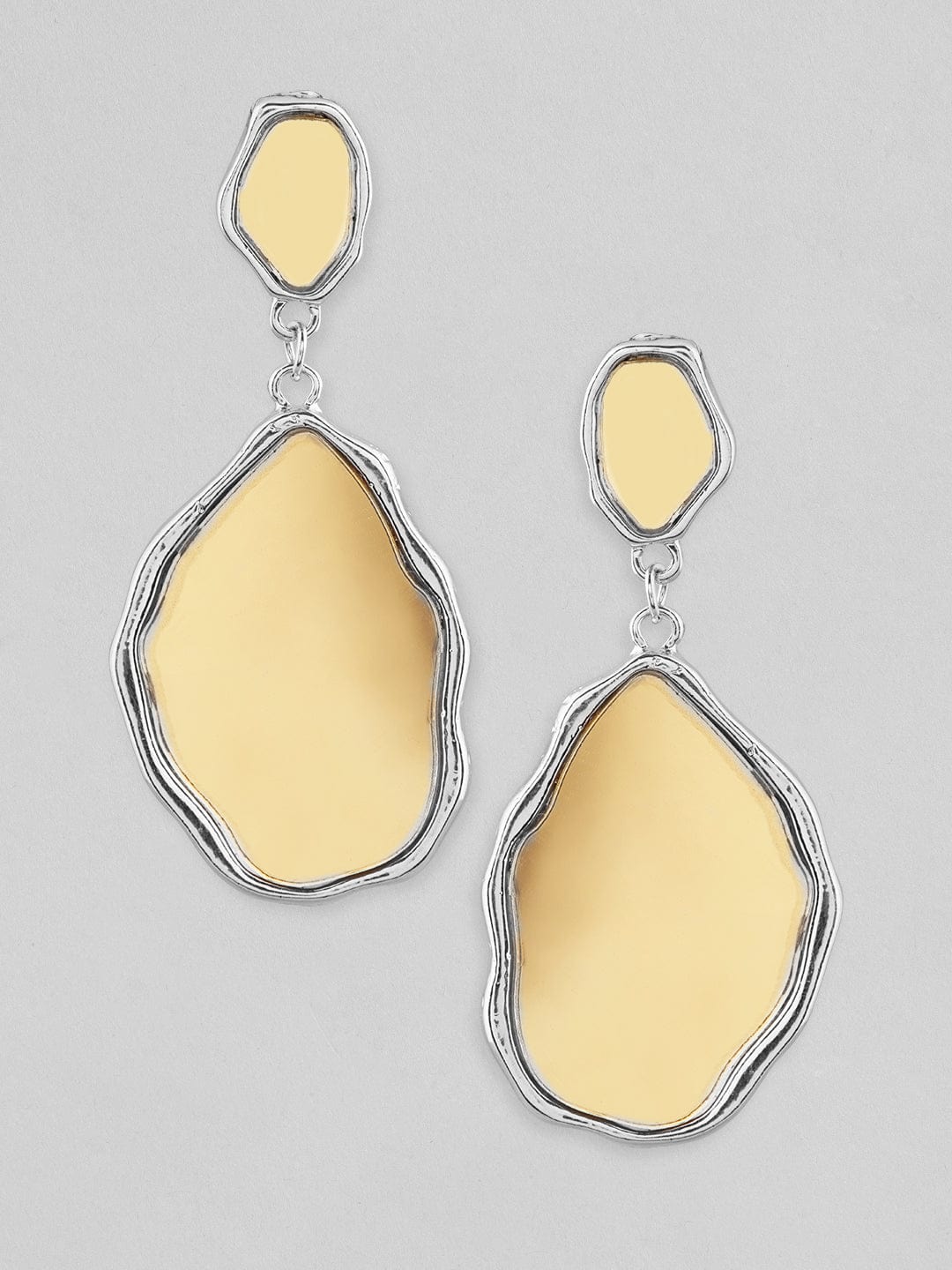 Rubans Voguish Silver Plated Western Drop Earrings. Earrings