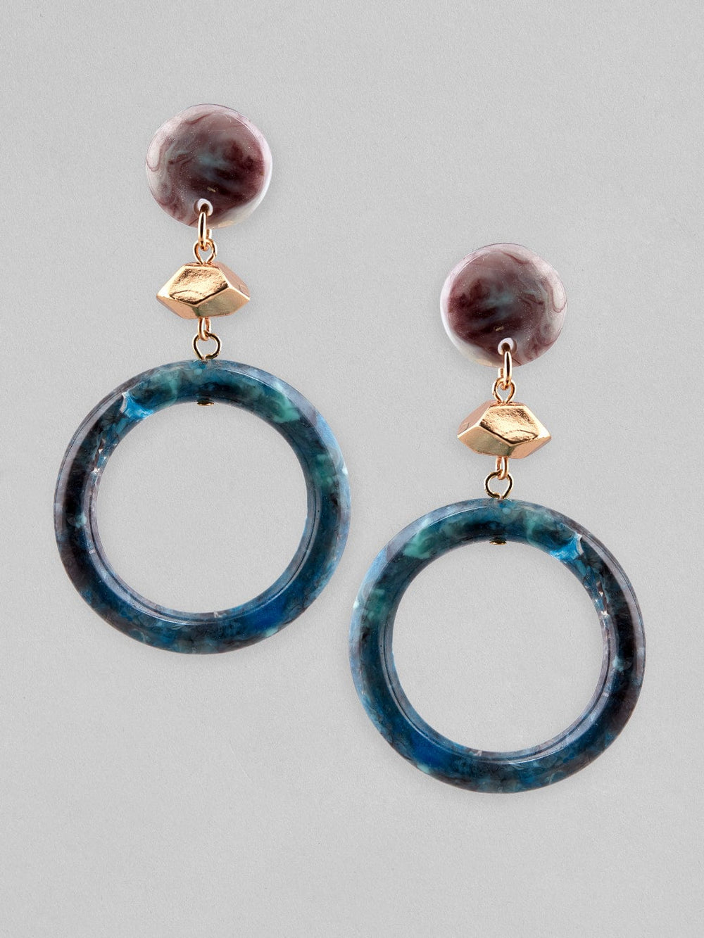 Rubans Voguish Western Drop Earrings With Enamel Beads Design Earrings