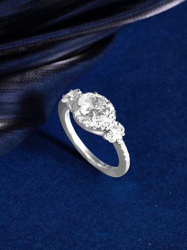 The Sparkling Zirconia Ring Rings